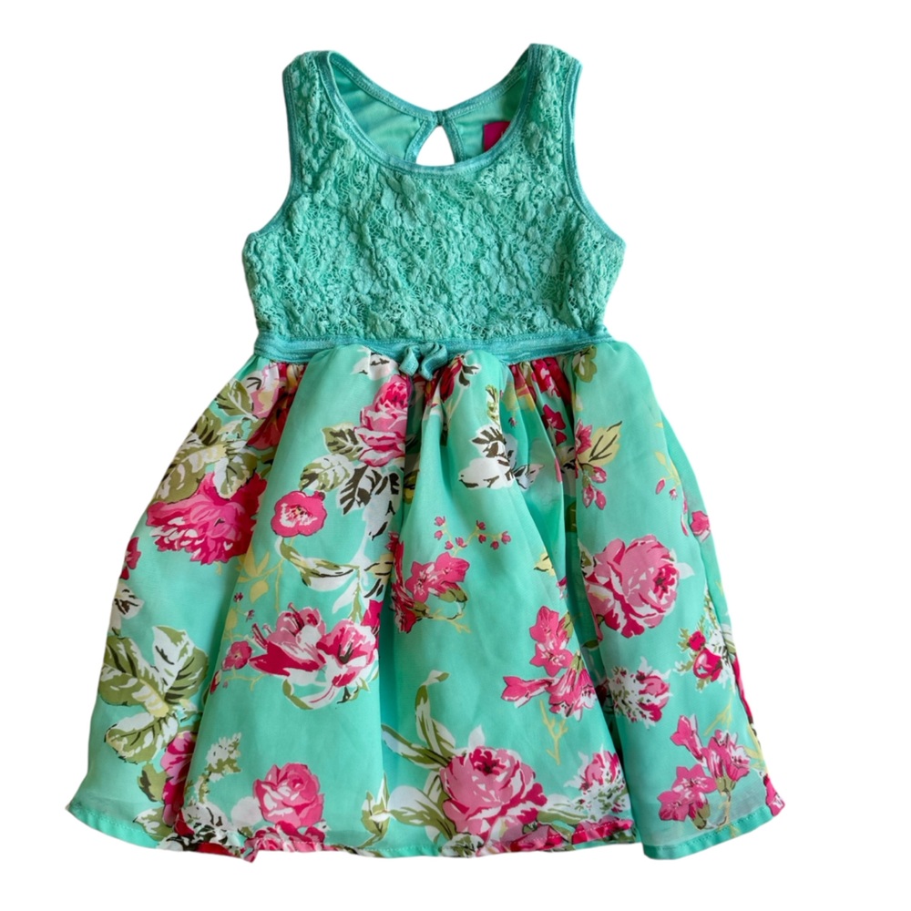 Pinky Girls Floral Dress Size 2T